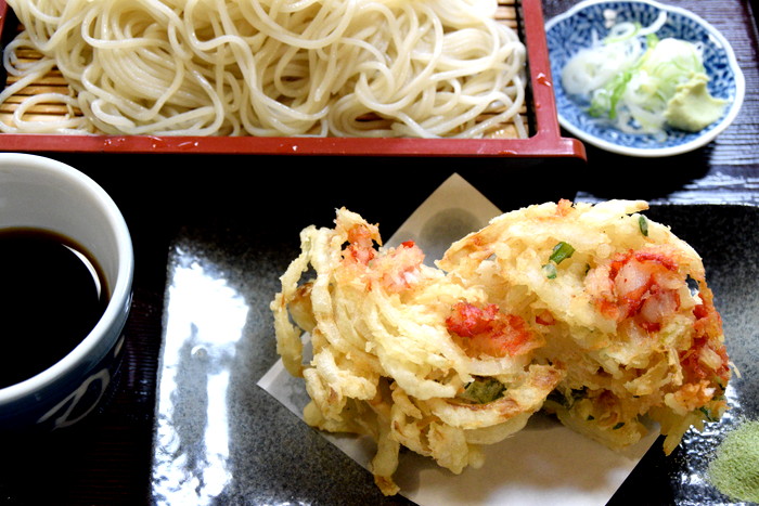 カニかき揚げセット